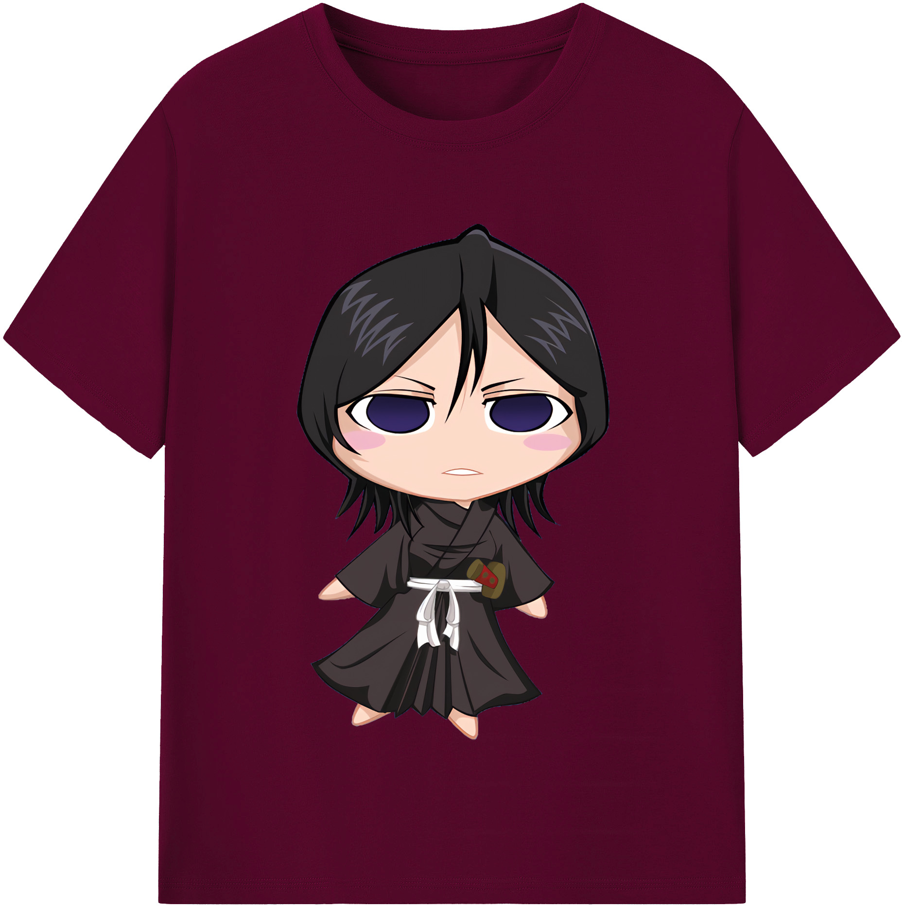 （画像用） ブリーチ 朽木ルキア BLEACH Kuchiki Rukia レディースカジュアルプリントTシャツ（綿100％）